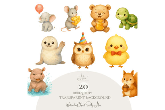 Adorable Baby Animal Clipart for Every Creative Project