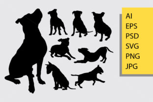 Pitbul Dog Animal Silhouette: A Symbol of Strength and Loyalty