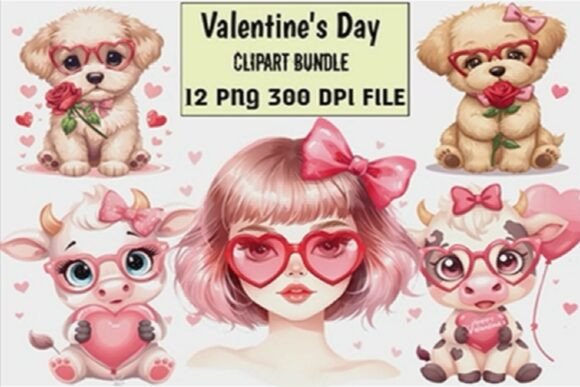 Sweeten Your Designs: The Kawaii Valentine Clipart Bundle