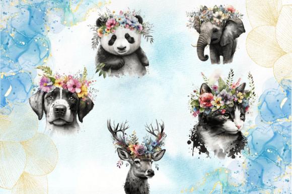 The Charm of Watercolor Baby Animal Art Illustration