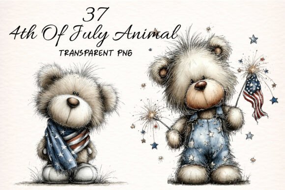 Watercolor 4th of July Animal Clipart: A Designer's Guide
