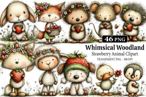 Whimsical Woodland Strawberry Animal: A Designer's Guide