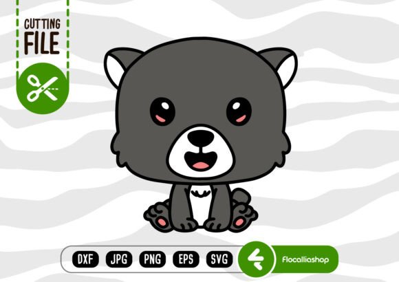 Woodland Animal Silhouettes - Bear SVG: Forest Charm for Your Crafts